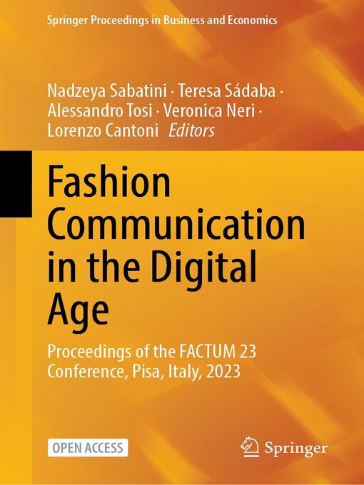 Title details for Fashion Communication in the Digital Age by Nadzeya Sabatini - Available